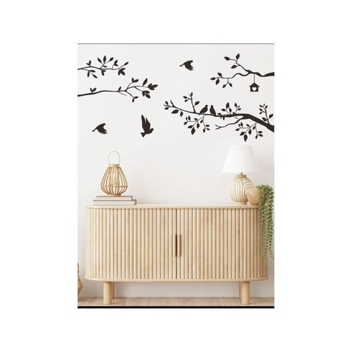 Wall sticker tree with birds new decorative design