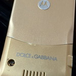 Motorola RAZR V3i Dolce & Gabbana used, gold limited edition
