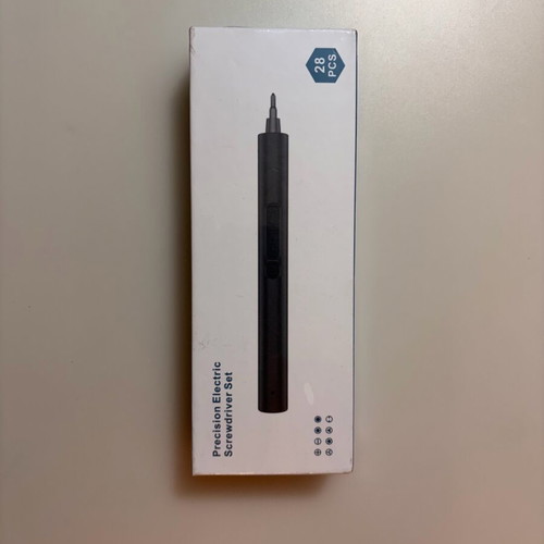 Electric screwdriver 200rpm length 17.8cm lithium battery USB-C new