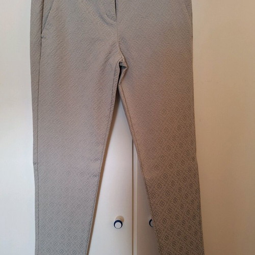 Benetton women's pants like new, gray, straight fit