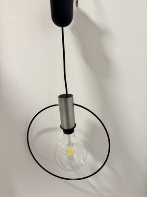 Metal ceiling light fixture