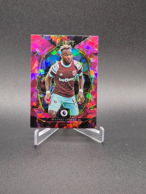 2022 Panini Select Premier League Terrace Pink Ice Prizm Maxwel Cornet #92 West Ham United sticker