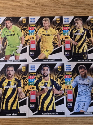 Aris Super league 2024-2025 Adrenalyn XL cards like new, pack of 11