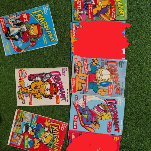 Garfield Comics used, pack of 6 issues
