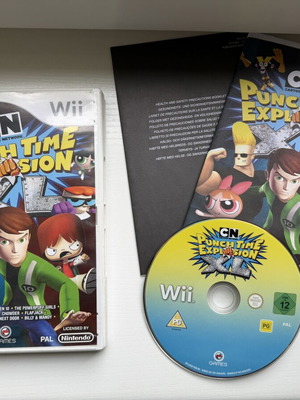 Wii Punch Time Explosion XL μεταχειρισμένο, παιχνίδι Nintendo με manual