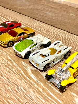 Hot Wheels collection used toy cars