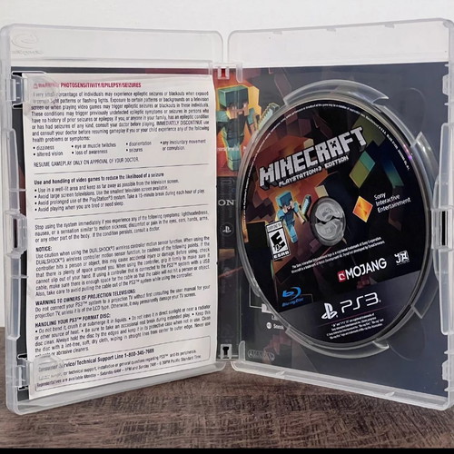 Minecraft PlayStation 3 game like new