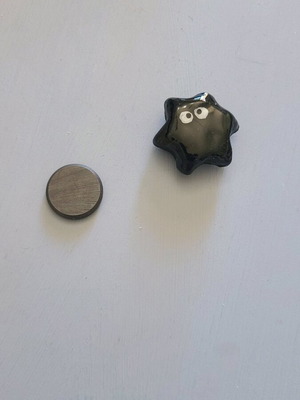 Susuwatari handmade clay magnet Ghibli anime