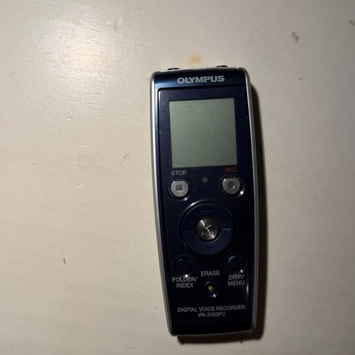 Olympus VN-3100PC digital voice recorder used