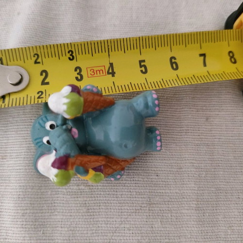 Kinder Surprise Elephants like new, set of 9 pcs, 3 cm