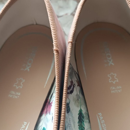 Geox ballerinas used size 38.5 pink suede