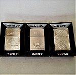  Αναπτήρες 25-50-80 χρόνια Zippo Limited Edition Made in USA