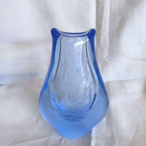 Vintage jar made of solid glass