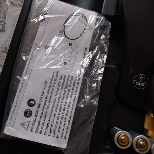 Master Cool scale for flammable refrigerants new with accessories