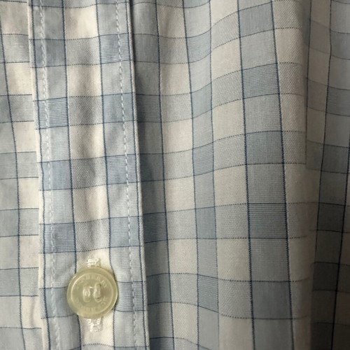 Burberry Brit XL checked shirt used, authentic, light blue and white