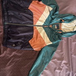 Pull & Bear spring jacket used, size L, multicolor