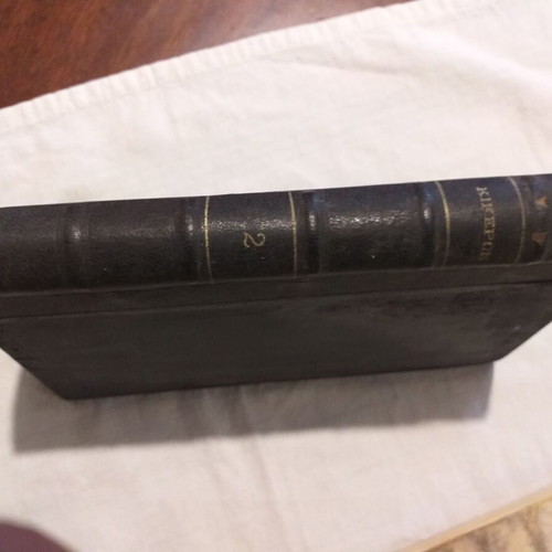 Book from 1886 with Cicero's works in German, hardcover