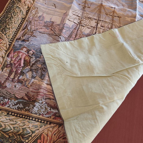 Vintage wall tapestry 90 x 90 cm new