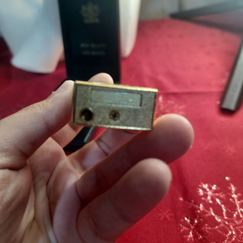 Lcd Gold Lighter with Clock and Date like new