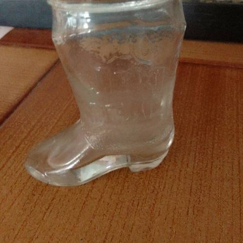 Jim Beam boot-shaped shot glasses like new, set of 3