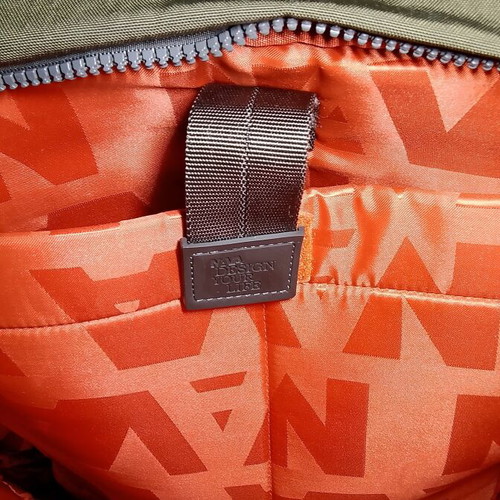 Backbag Nava Design khaki backpack with 3 compartments like new