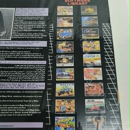 Sega Mega Drive 2 κονσόλα καινούργια με 368 ενσωματωμένα παιχνίδια