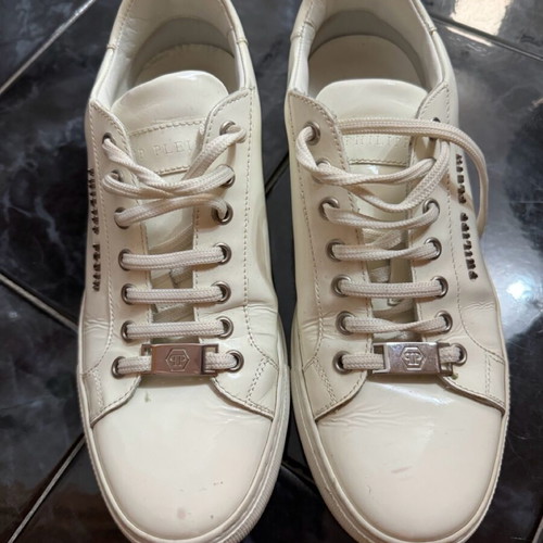 Philipp Plein white sneakers like new, size 39