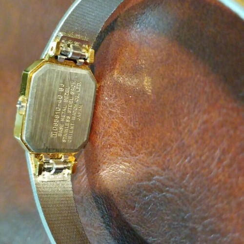 Orient women's watch used from the 90s, gold and silver