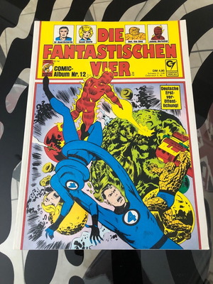 Fantastic Four German comic album Nr 12 used, John Byrne, Marvel 1985