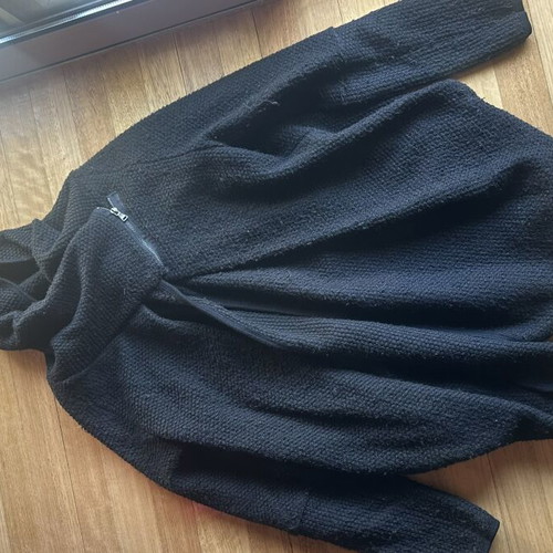 Black jacket used, size medium