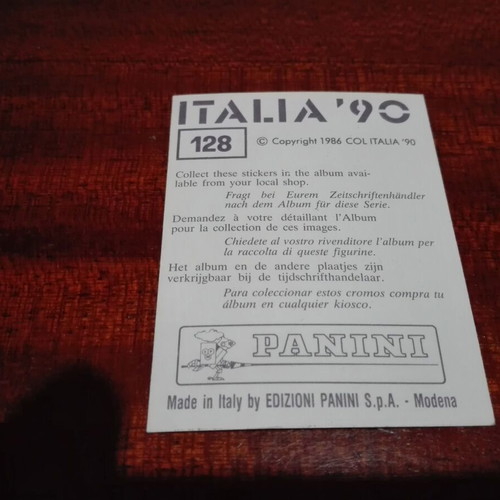 Panini sticker Maradona Italia 90 used