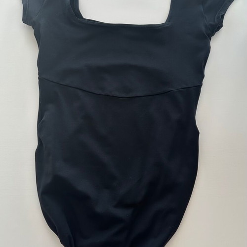 Bloch bodysuit with short sleeves S black like new
