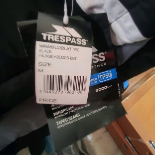 Trespass women's jacket new, size Large