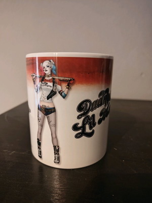 Suicide Squad Harley Quinn Daddy's Lil Monster mug new 300ml