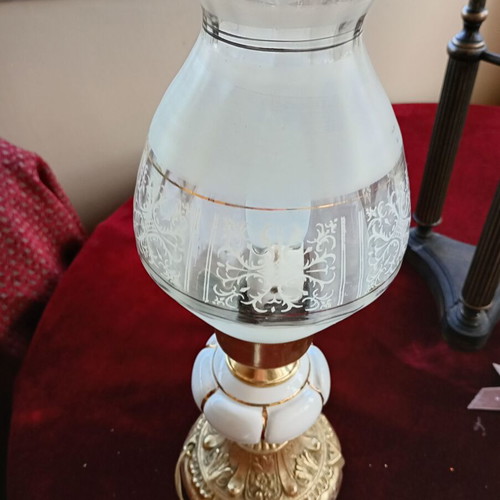 Table lamp used, height 0.36 m
