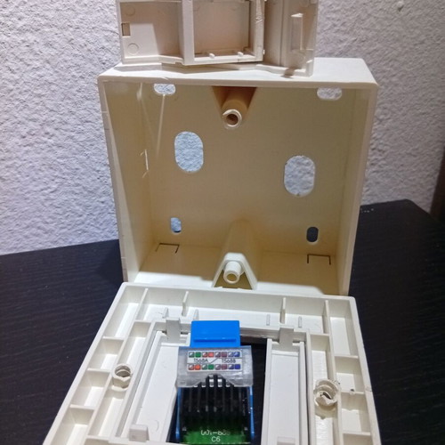 Central single Cat5E wall network socket like new