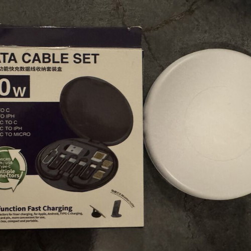 Data cable set new, includes USB-C and Lightning extensions