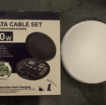 Data cable set new, includes USB-C and Lightning extensions