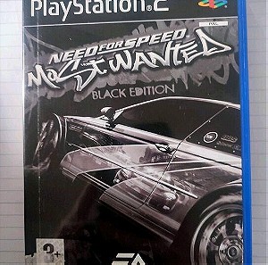 Need for speed most wanted black edition playstation 2