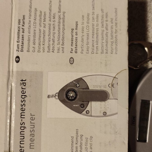 Digital map measurer new with compass for map use