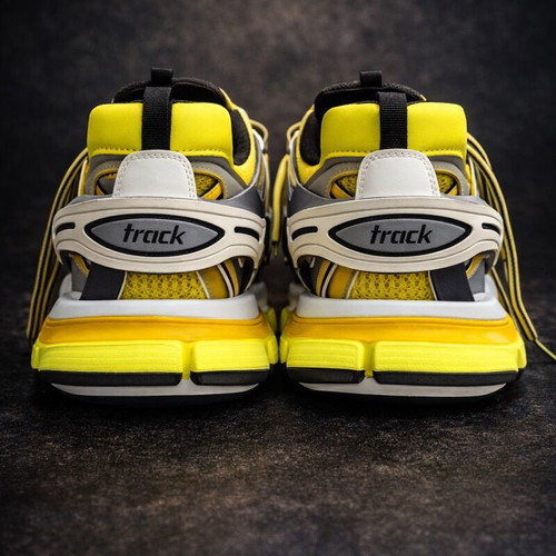 Balenciaga Track sneakers like new, grey and yellow, size 44