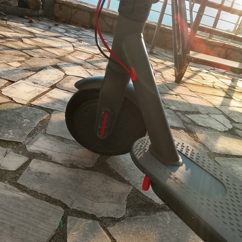 Electric scooter with charger