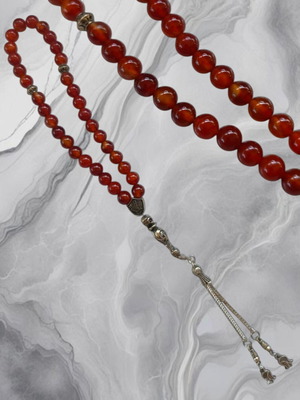 Handmade Carnelian Rosary with Semi-Precious Stone, New