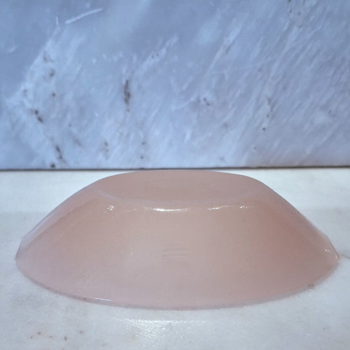 Σετ vintage τασάκια οπαλίνης baby pink σαν καινούργιο