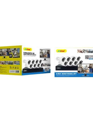 Andowl 8-Camera Monitoring System new with 4K Recorder