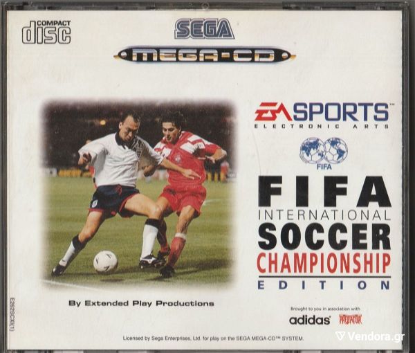  3 pechnidia SEGA MEGA CD ( FIFA INTERNATIONAL SOCCER, WORLD CUP USA 94, ROAD AVENGER )