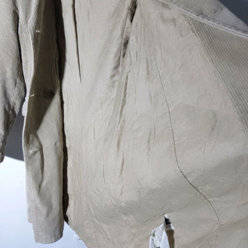 Massimo Dutti women's corduroy coat beige like new size 32