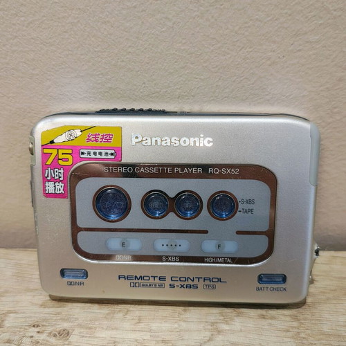 Panasonic RQ-SX52 cassette player used, no battery