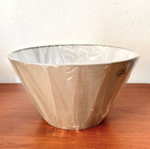 Beige conical lampshade 27x30cm, sealed
