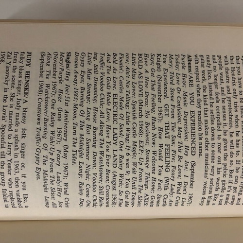 Rock Encyclopedia used English language book